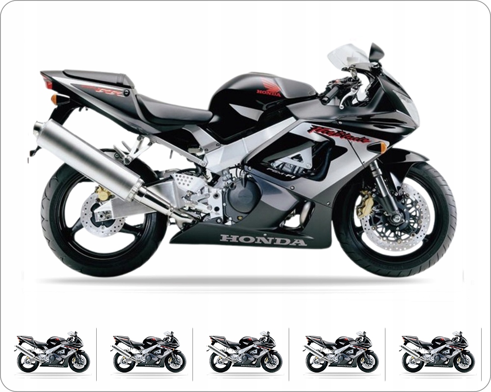 Samolepky Juula Pro Honda Cbr 929 Rr Fireblade 2000 Černé NH1