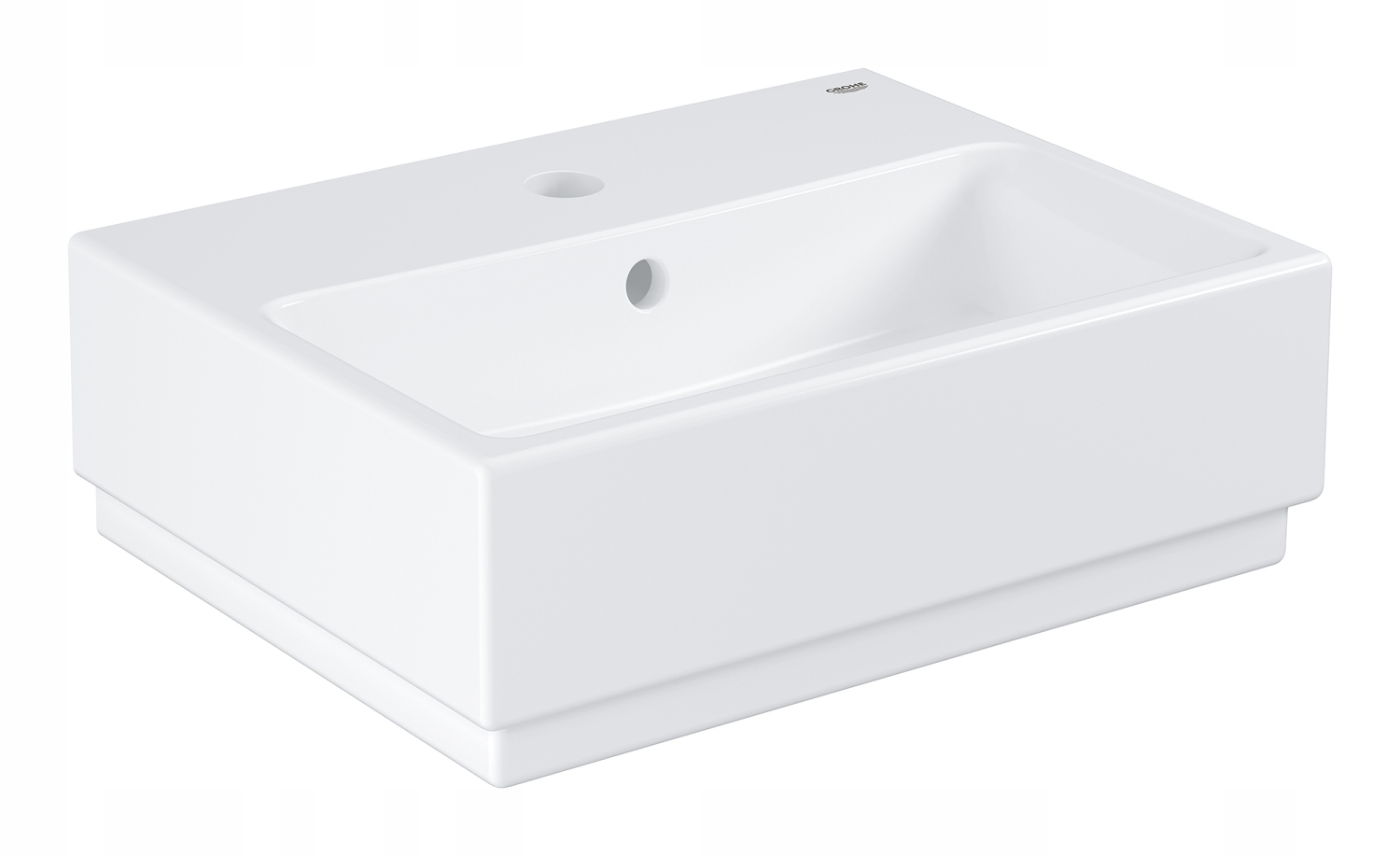 Umywalka wisząca nablatowa 45 cm biała Grohe Cube