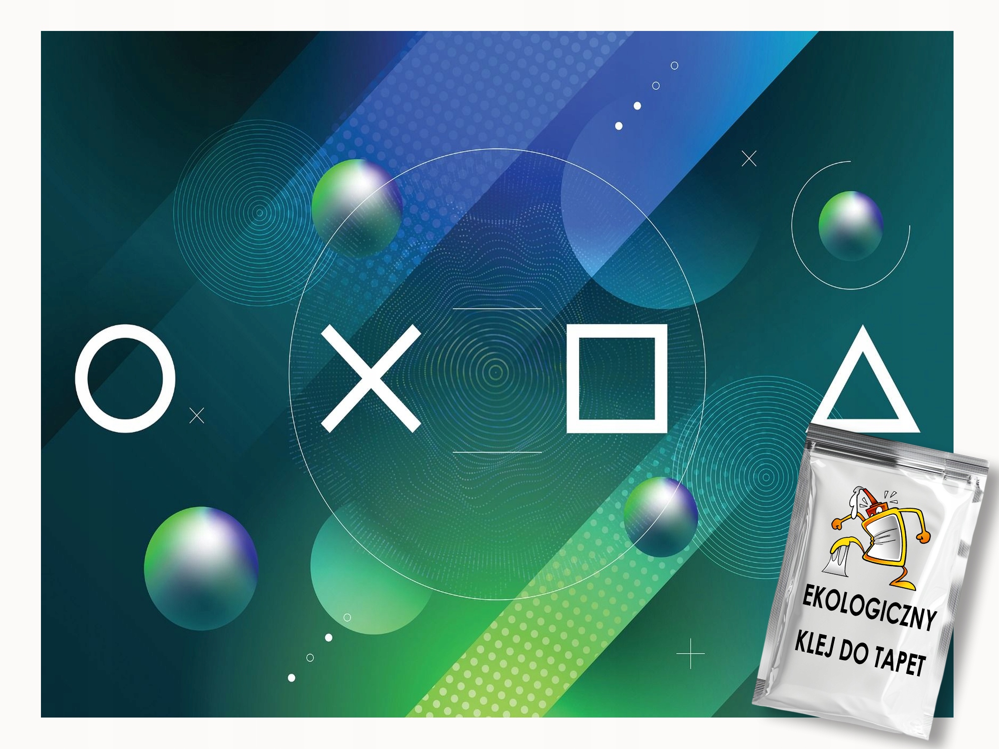 Fototapeta Flizelina Playstation Symbole Gamer Ps Gaming 400x280 lepidlo