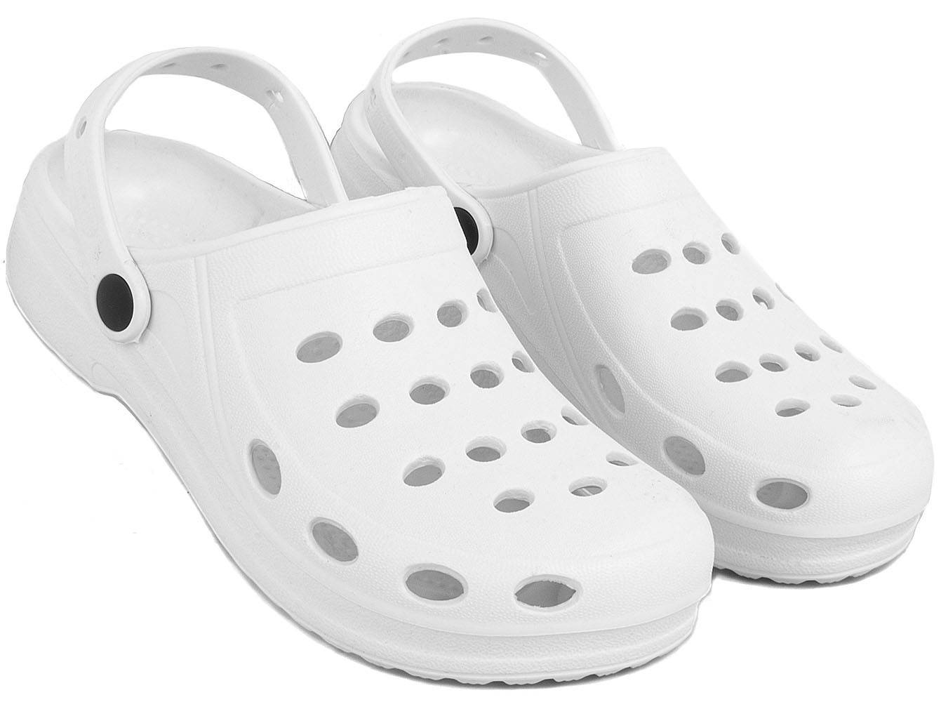 BIAŁE LEKKIE KLAPKI CHODAKI KROKSY MEDYCZNE 40 Kolekcja wiosna/lato