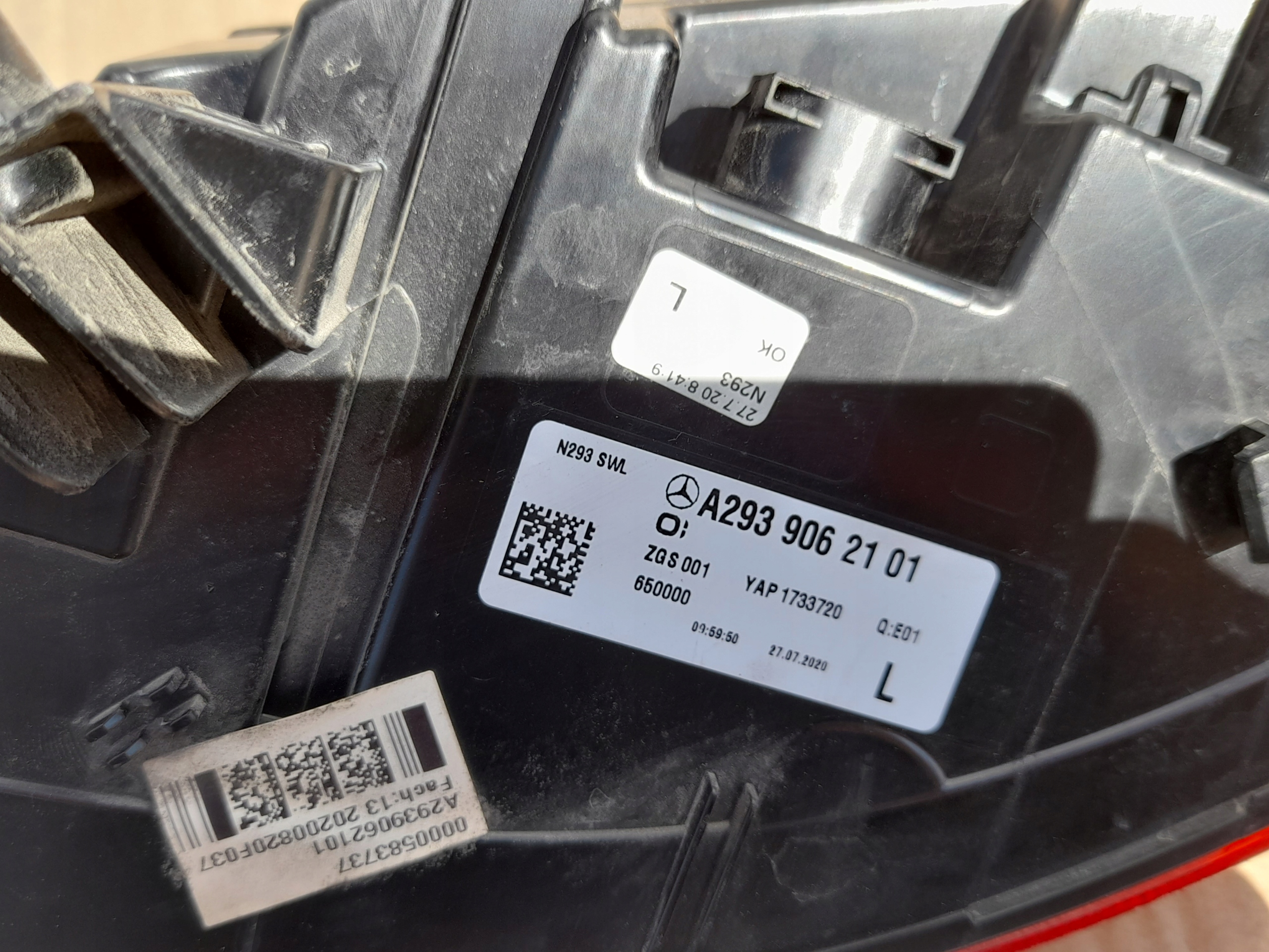 Mercedes-Benz EQC N293 Rückleuchte Rearlamp - Thumbnail 4