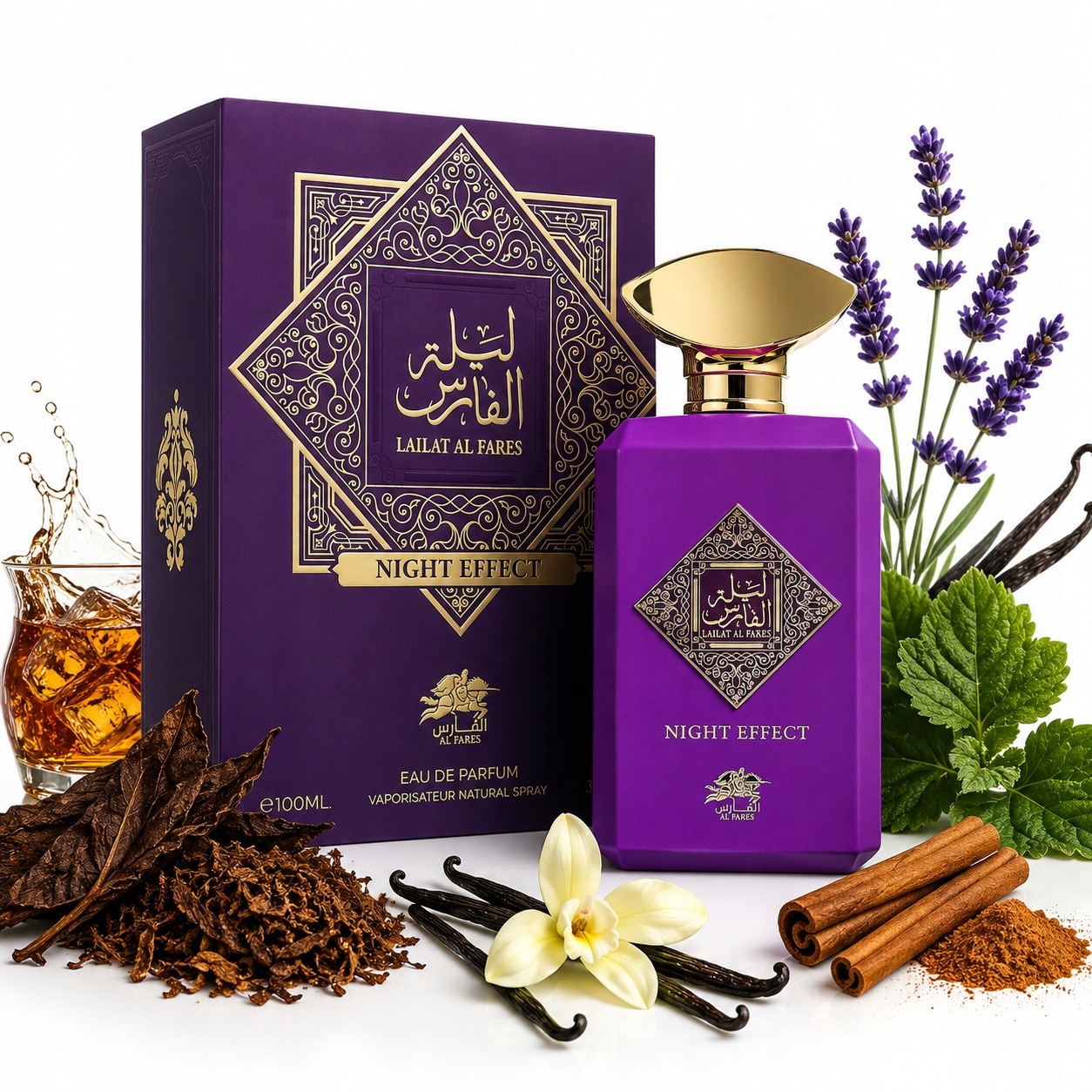 Oryginalne Perfumy Arabskie Al Fares Lailat Night Effect 100ml Edp+gratis