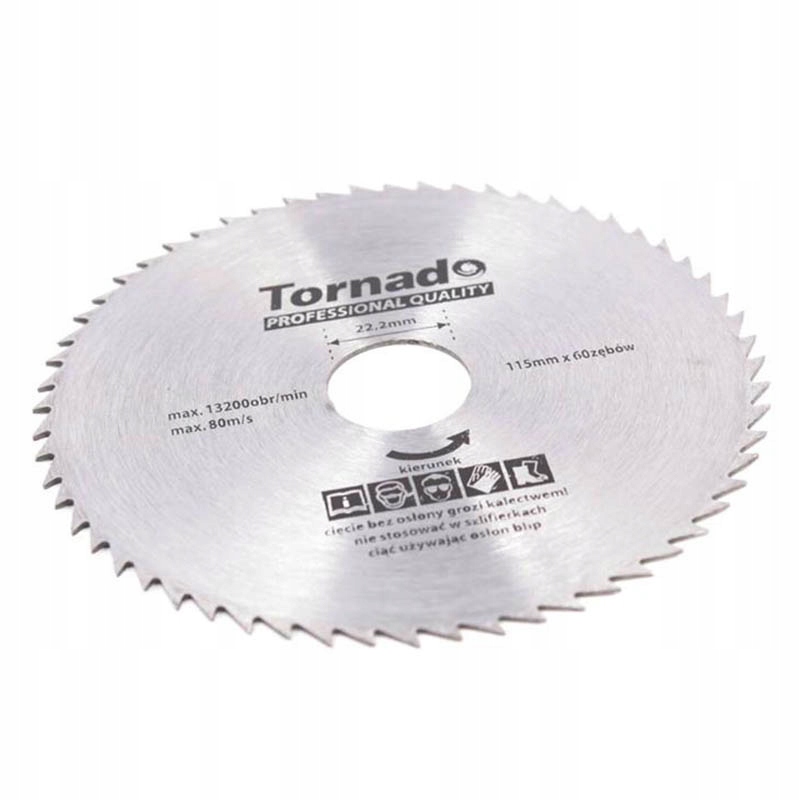 

Piła tarczowa do cięcia drewna Tornado 125 22,2