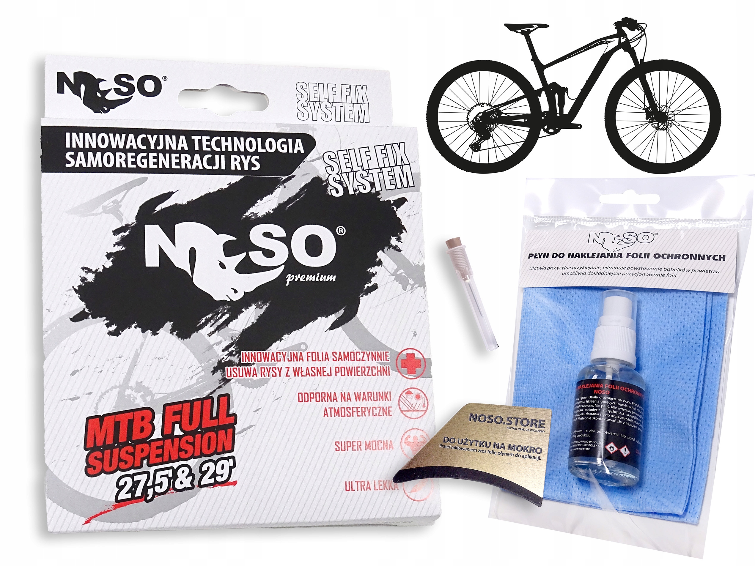 Fólie na kolo Mtb Full sada XXL| fólie s-reg lesk Ppfh Premium