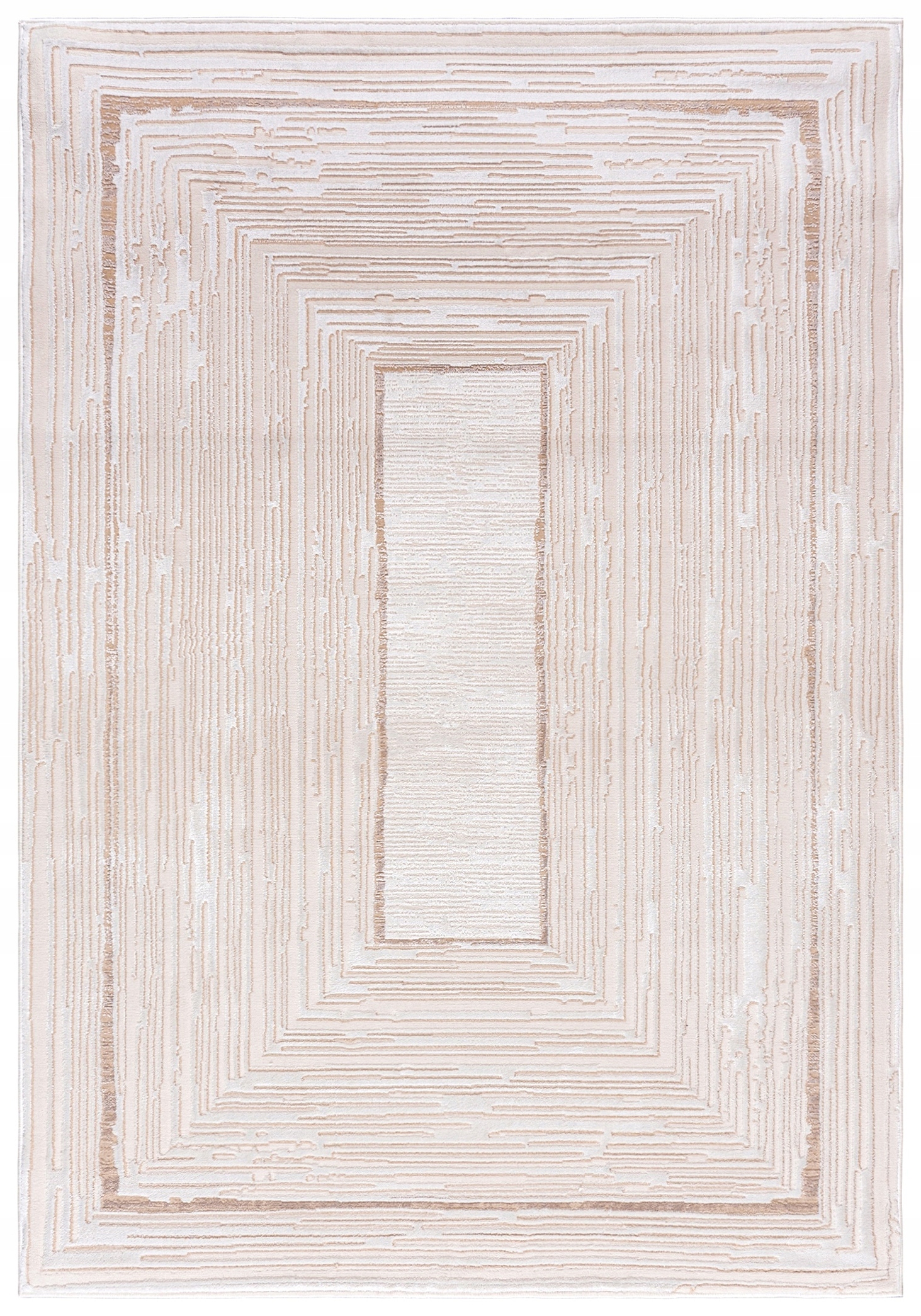 Koberec Hera 140x200 Štýlový Moderný Módny Lesklý krém béžový w06