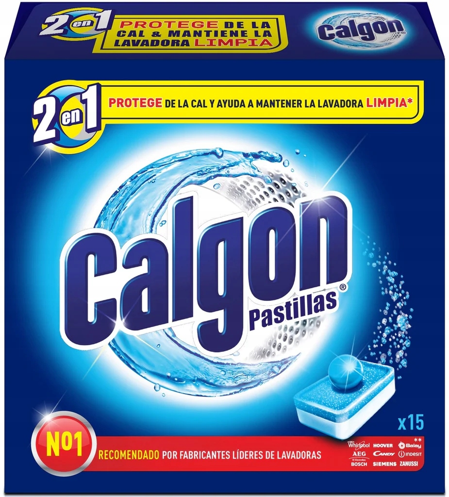 

Calgon do pralek tabletki 15szt. 3w1 odkamieniacz