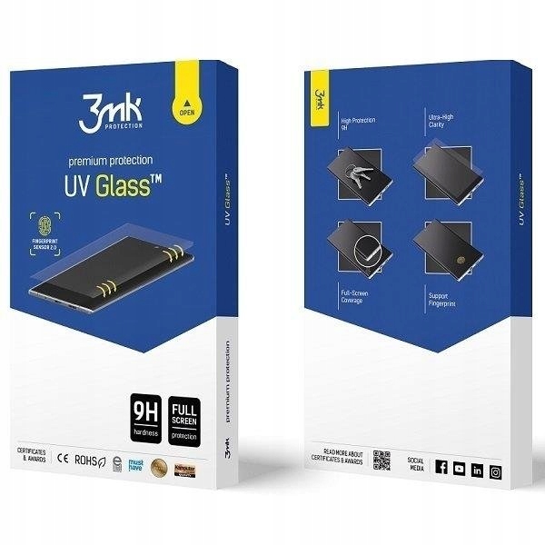 

3MK Uv Glass szkło do Samsung S10 Plus bez Lampy