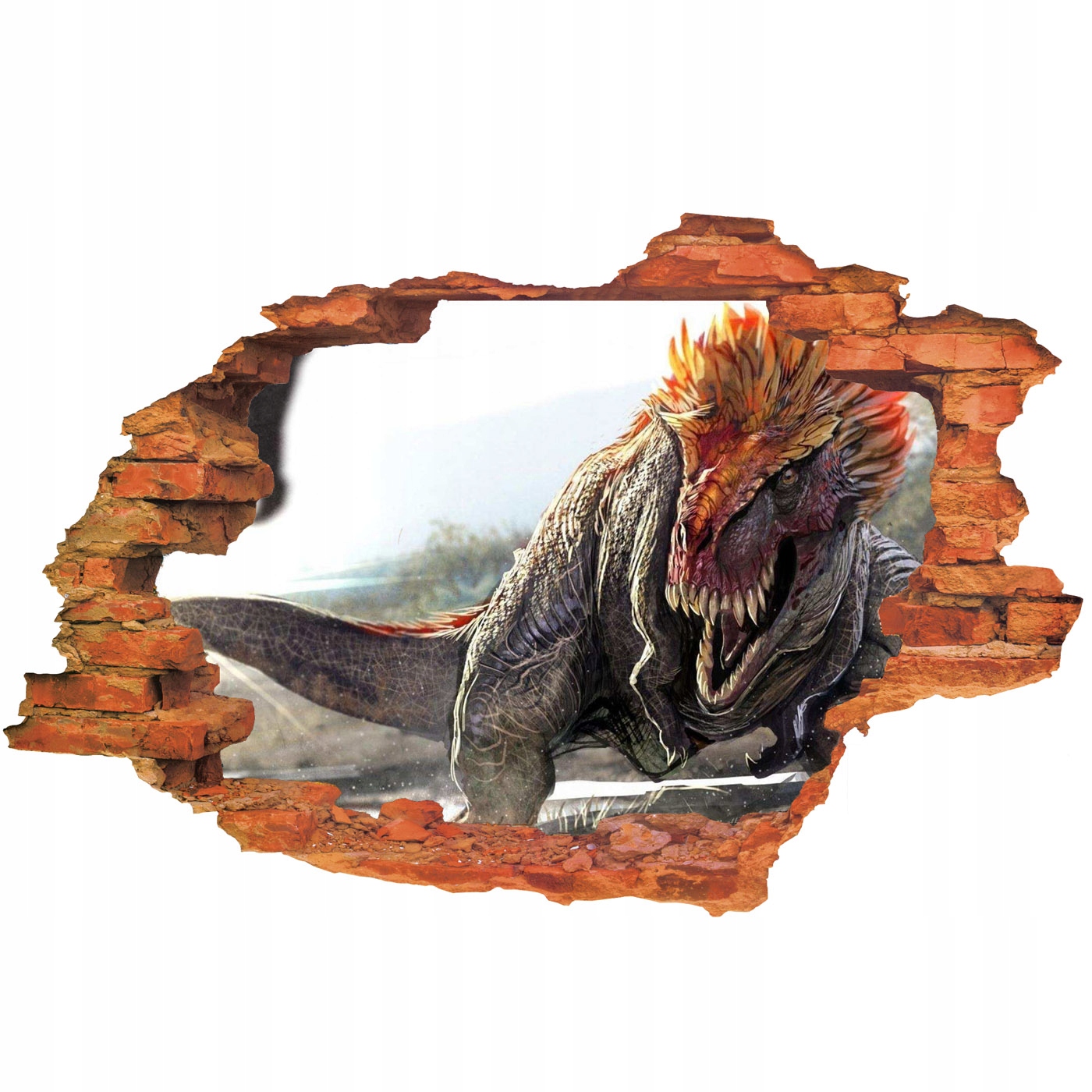 Naklejka na ścianę dla dzieci Dinozaur 200 cm na 120 cm