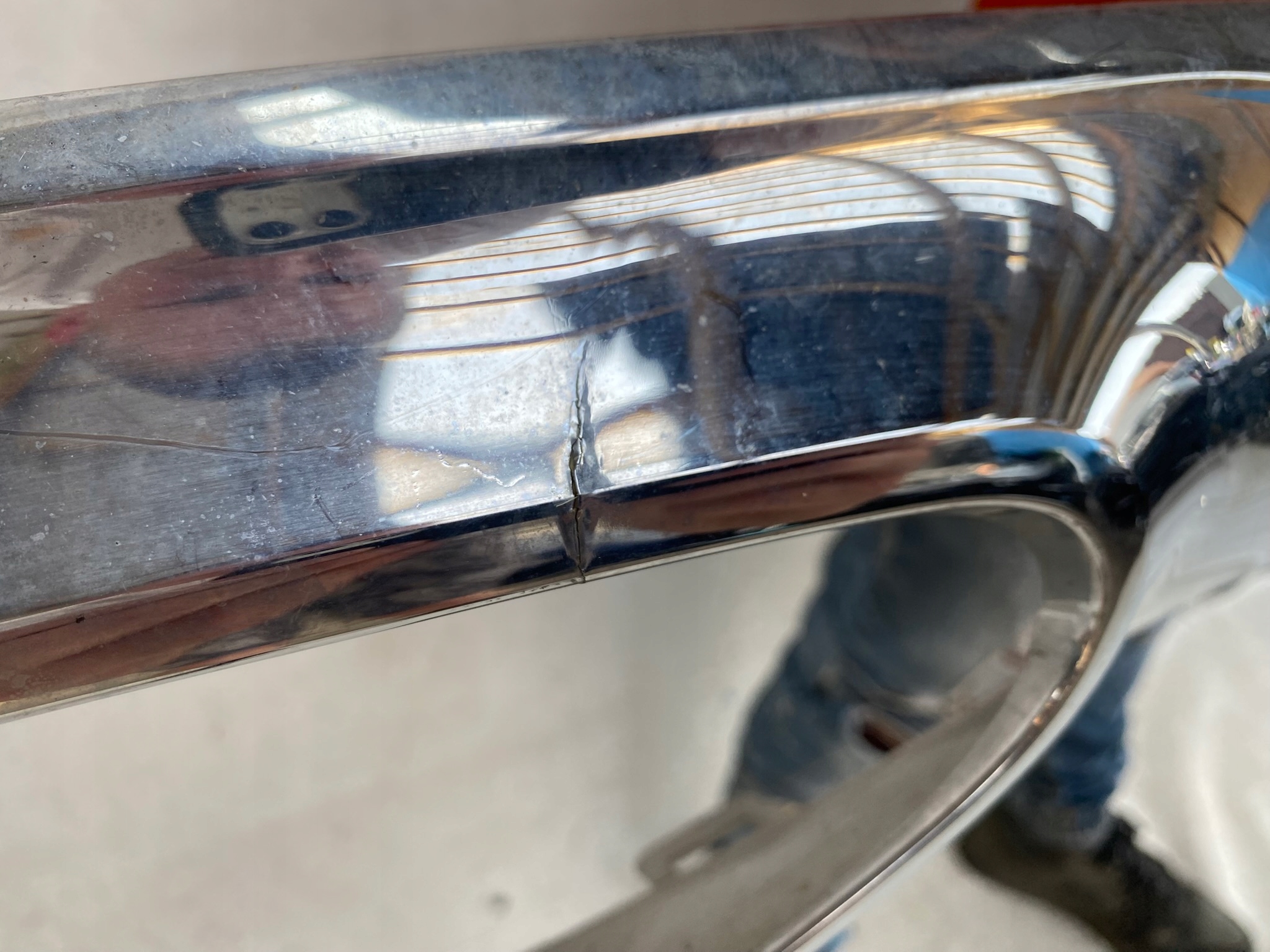 MERCEDES W253 GLC 15- SPOILER diffusore CHROM Paraurti posteriore A2538852325