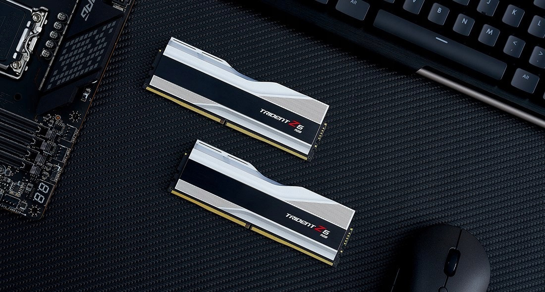G.Skill Trident Z5 RGB 32GB (2×16GB) DDR5 6400MHz CL32 Silver