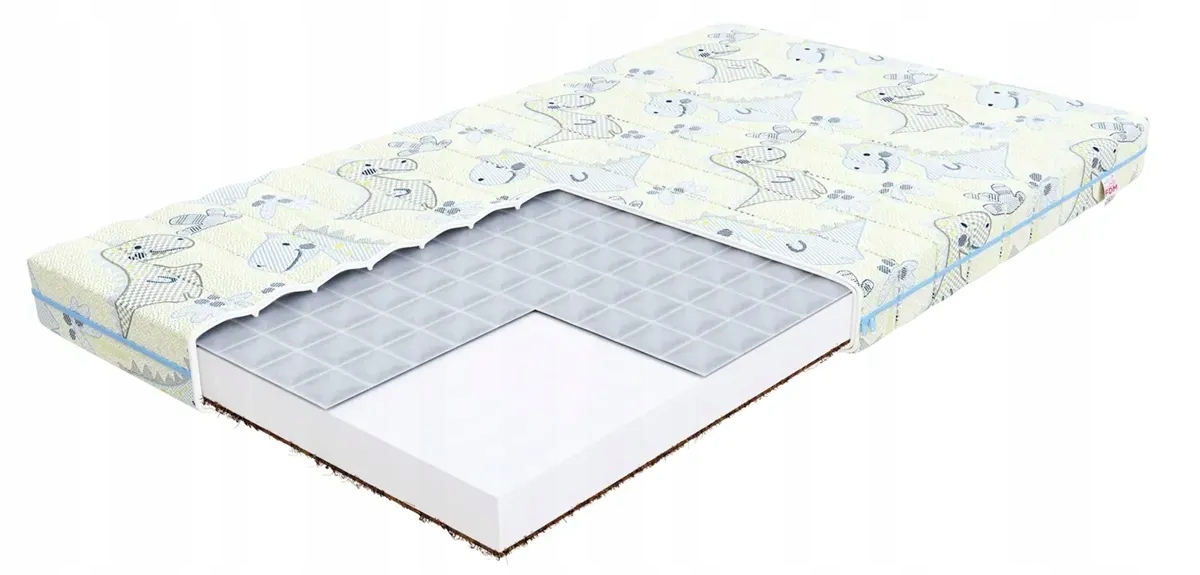 Materac Miki 4KIDS Fdm piankowy 90x200 Dino