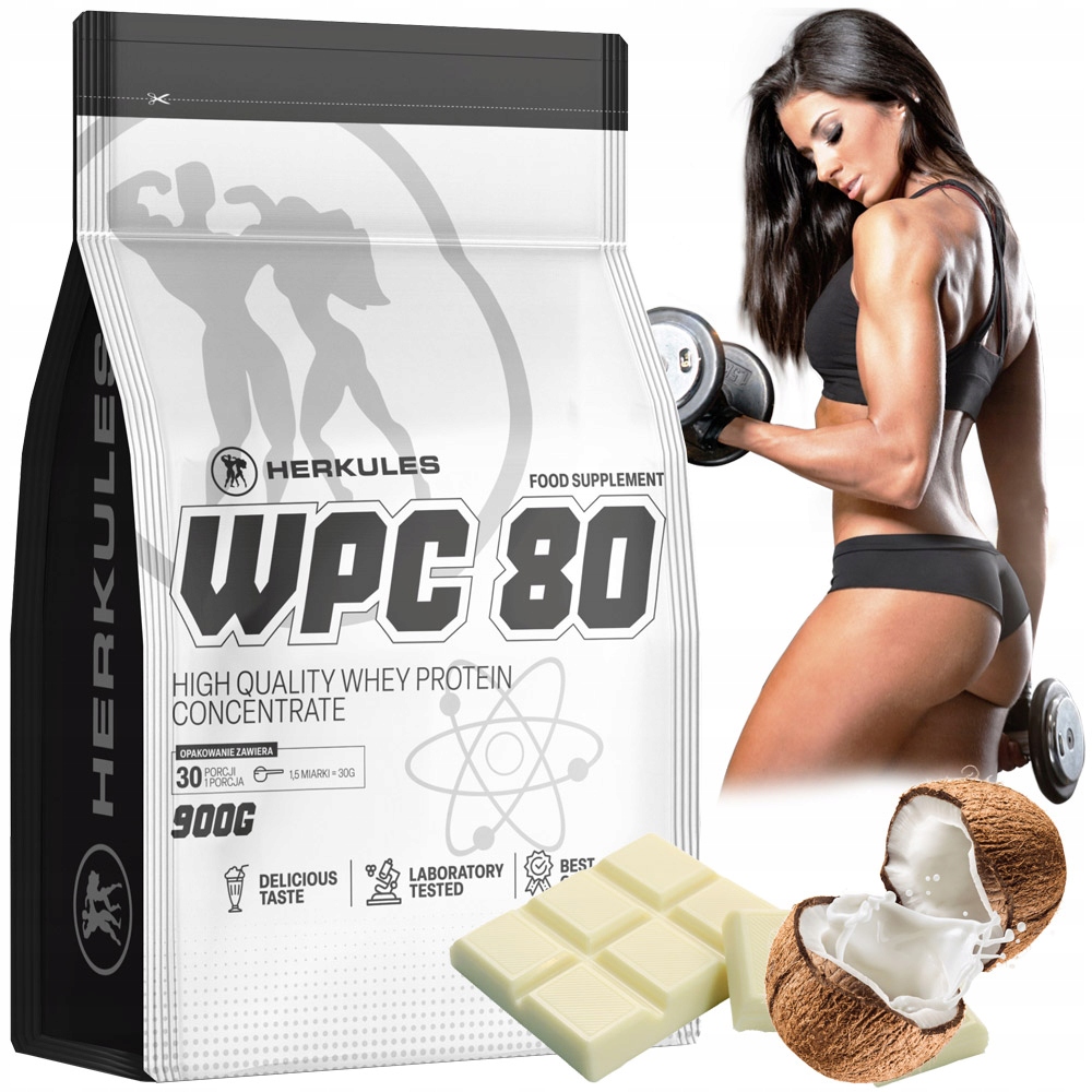 Herkules Wpc 80 900 g Aminokyseliny Proteiny Regenerace Bílkoviny Svaly