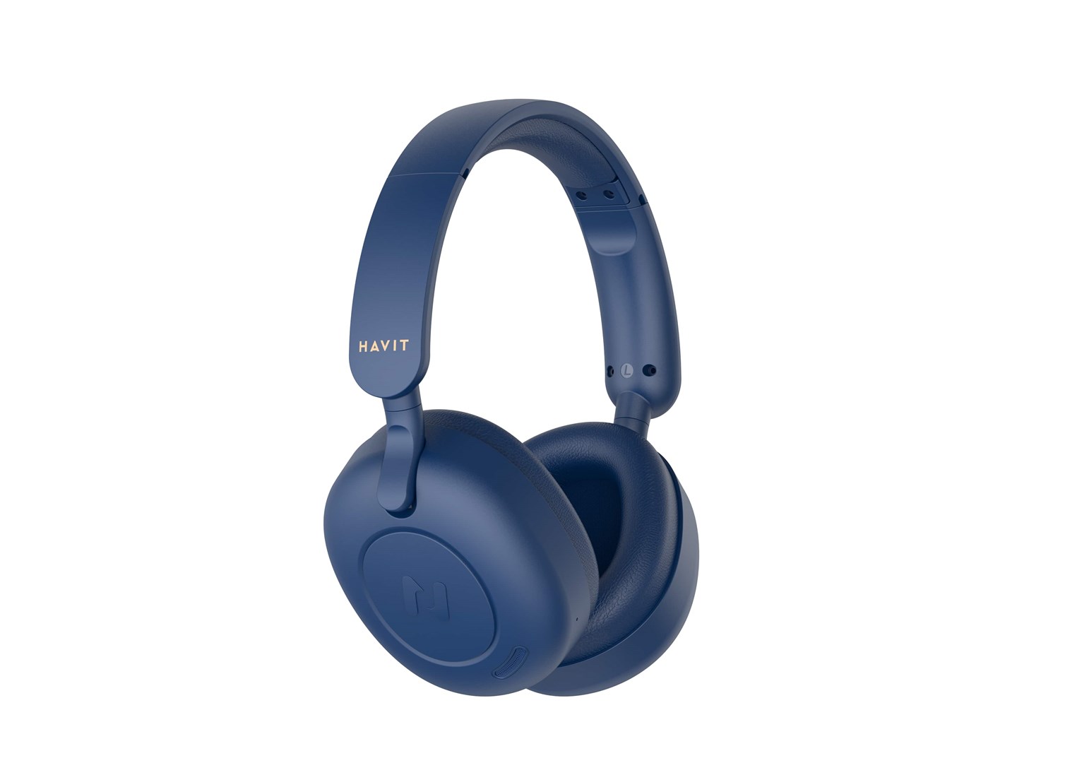 Słuchawki nauszne Bluetooth Havit H655BT Anc, mikrofon, niebieskie