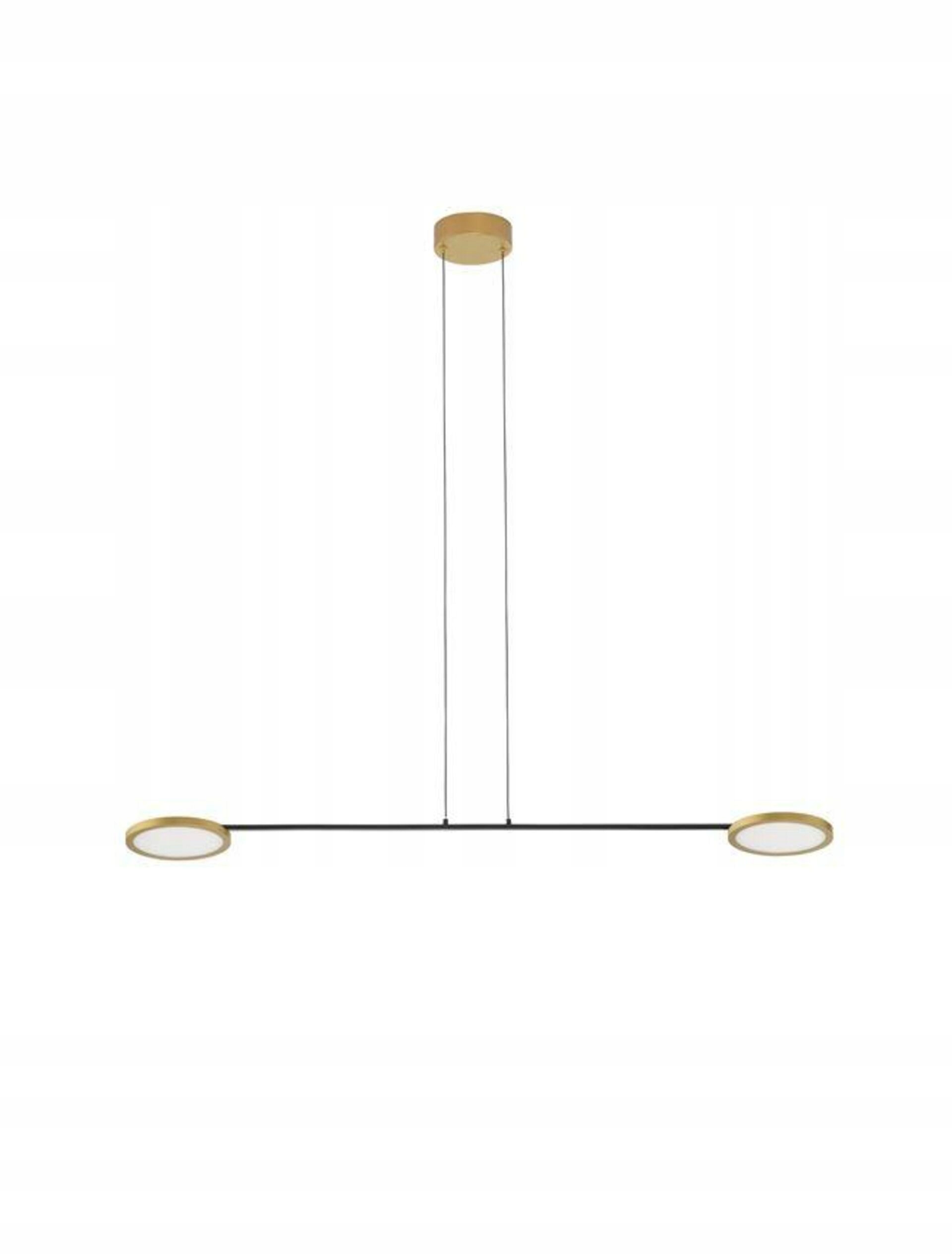 Závěsné Led svítidlo Nova Luce Scope černá/zlatá 19.4W 3000K