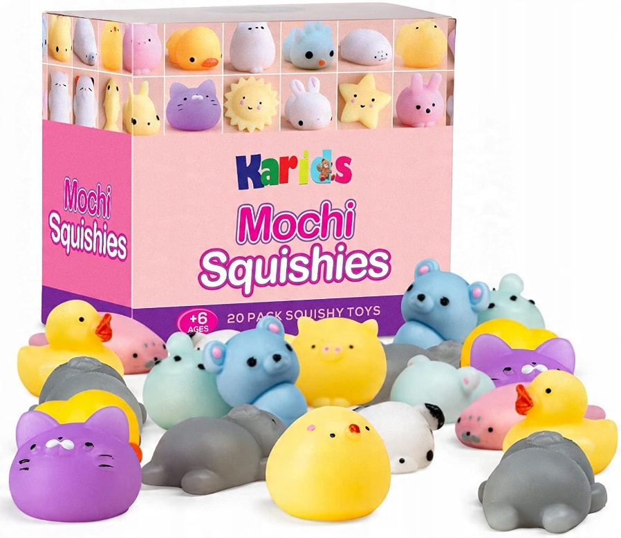 

Zestaw Antystresowych Zabawek Mochi Squishy 20szt