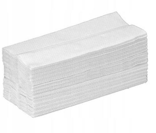 Levně 4000 x Papírové Ručníky Bílé Skládací Zz