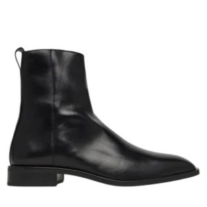 Kotníkové Boty Calvin Klein Slim Clean Zip Boot Lth HM0HM02007 pánské černé vel 44