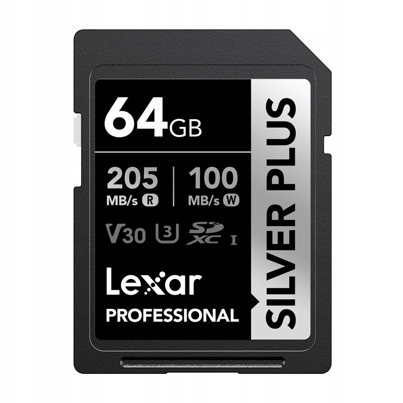 Paměťová karta Lexar Professional Silver Plus Sdxc 64GB