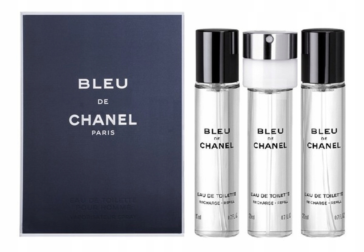 Chanel Bleu de Chanel Pour Homme Sada toaletní voda náplně 3x20 ml