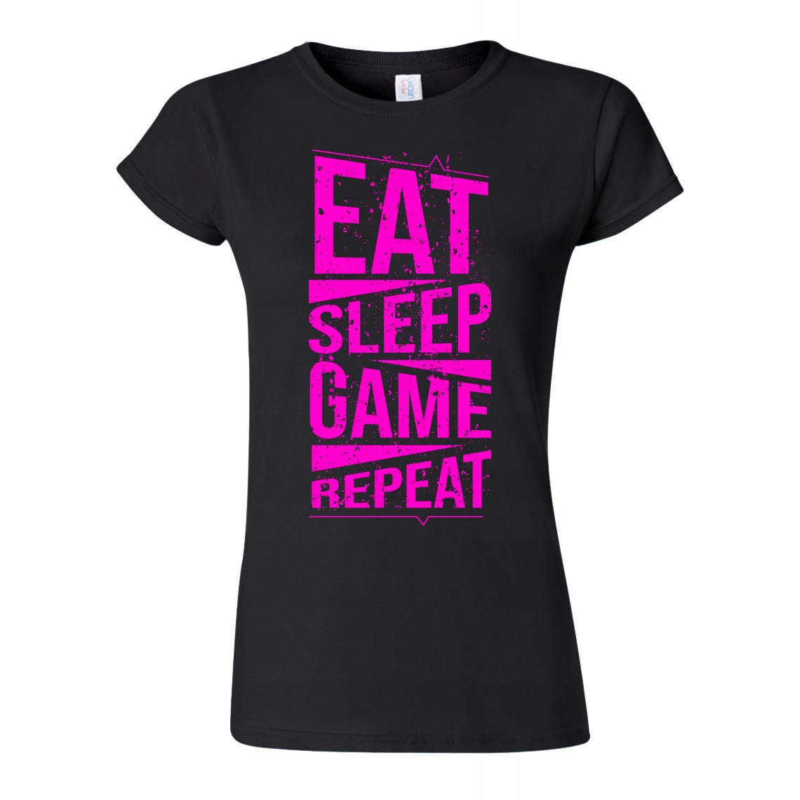 

Koszulka Damska Eat Sleep Game/ Premium S