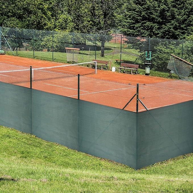 SIATKA CIENIUJĄCA MASKUJĄCA OSŁONA NA OGRODZENIE PŁOT 1,5x50m UV OPASKI 90% Wysokość 1.5 m