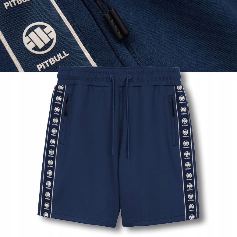 Pánské teplákové šortky Pitbull Sportovní Kraťasy Oldschool Powers