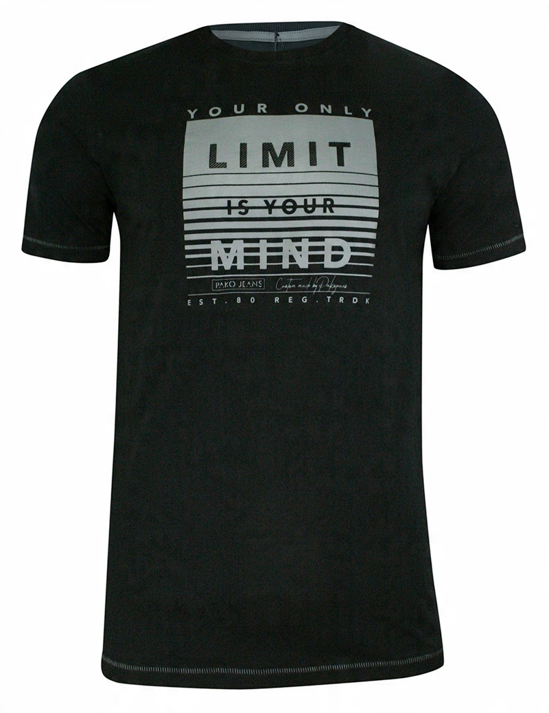 

Bawełniany T-shirt z Nadrukiem -pako Jeans- XXL