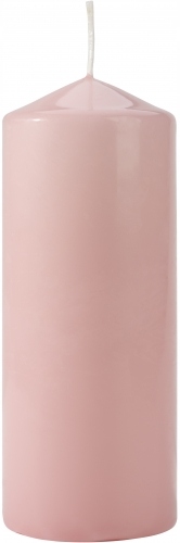 

Bispol 12cm świeca walec 60/120 Pudrowy Róż