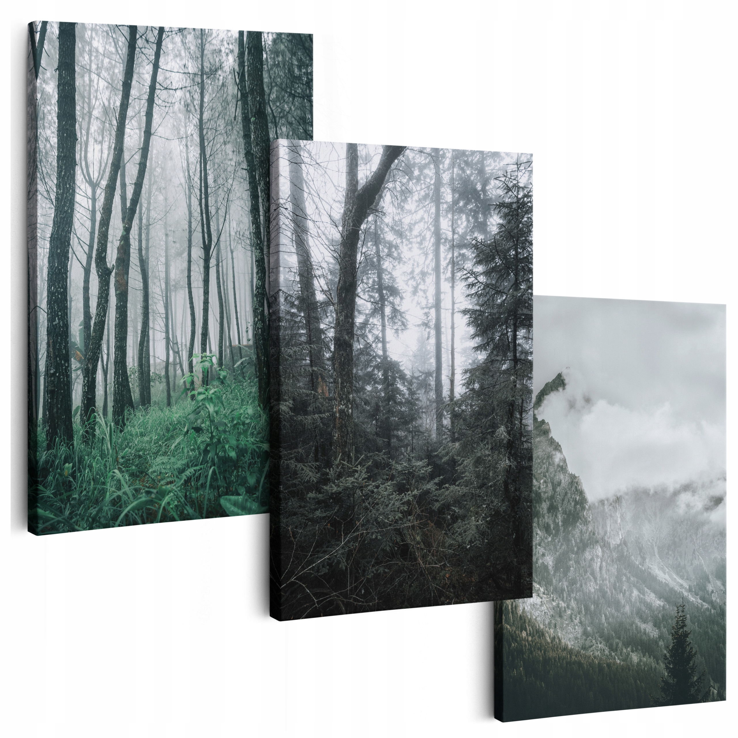 Obraz Na Plátně 150 cm **mnoho vzorů** Obrazy Do Obývacího Pokoje Triptyki Krajina