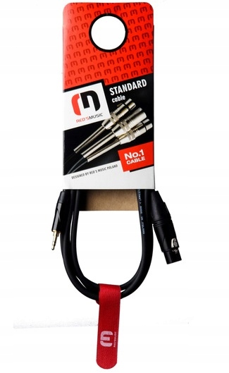 

Kabel 1,5M Mini Jack Stereo Xlr Żeński Reds Musi