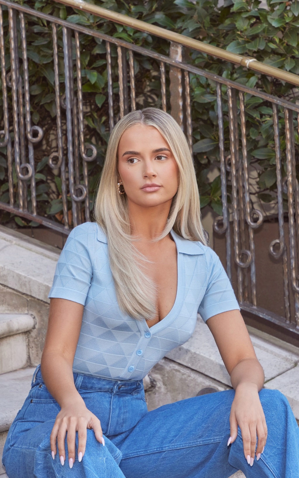 PRETTY NOWE NIEBIESKIE BODY Z KOŁNIERZYKIEM SEXI XS 34 Rozmiar XS (34)