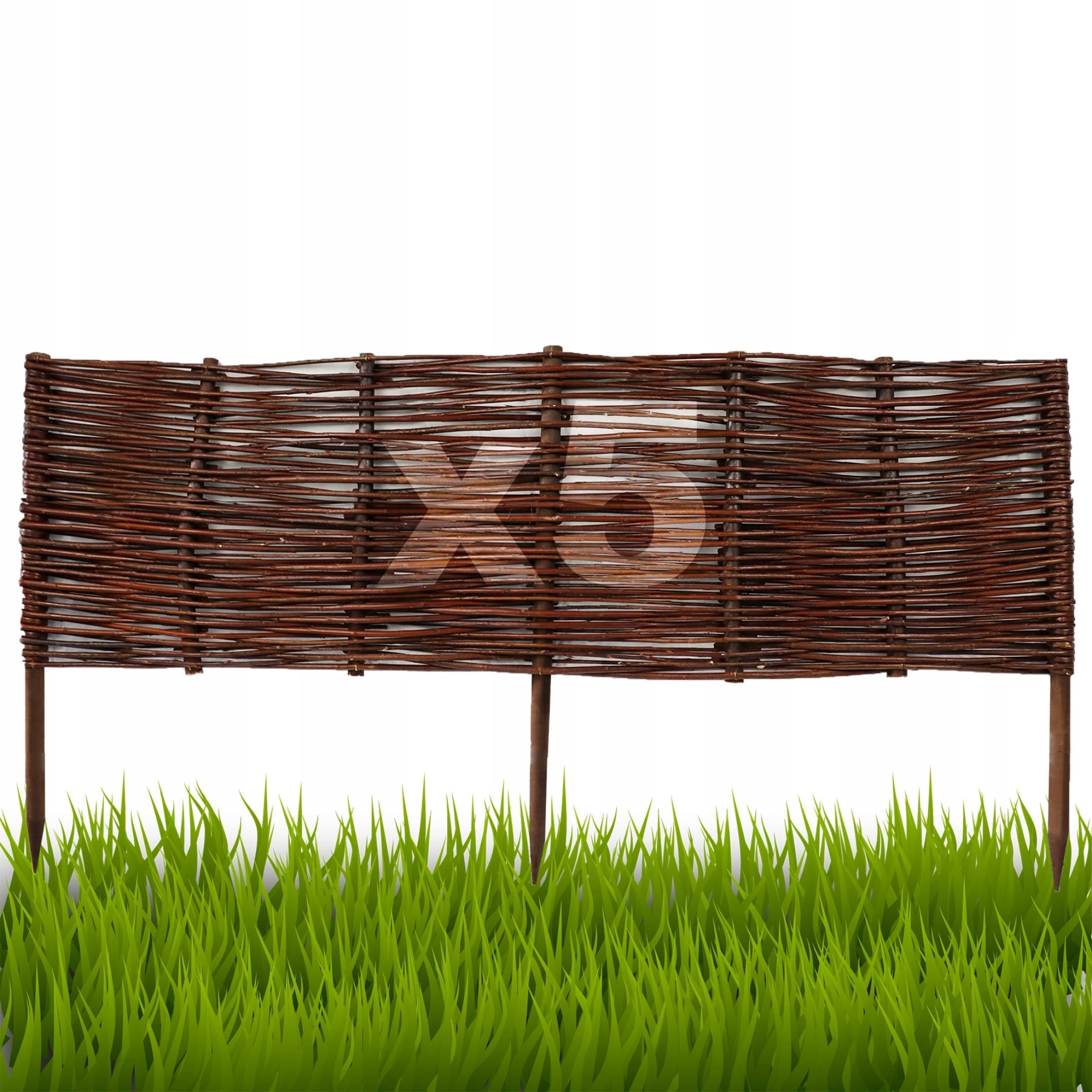 5 kusů Palisáda, plot trávníkový lem 20/100 cm Výrobce