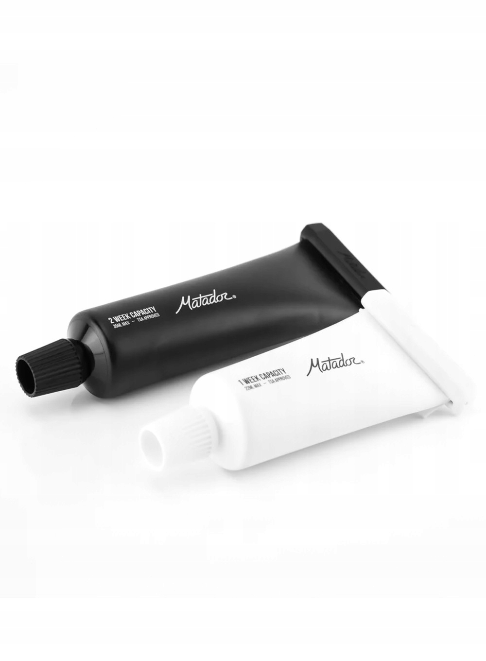 Tubki podróżne na pastę do zębów Matador Toothpaste Tubes - black / white Marka inna