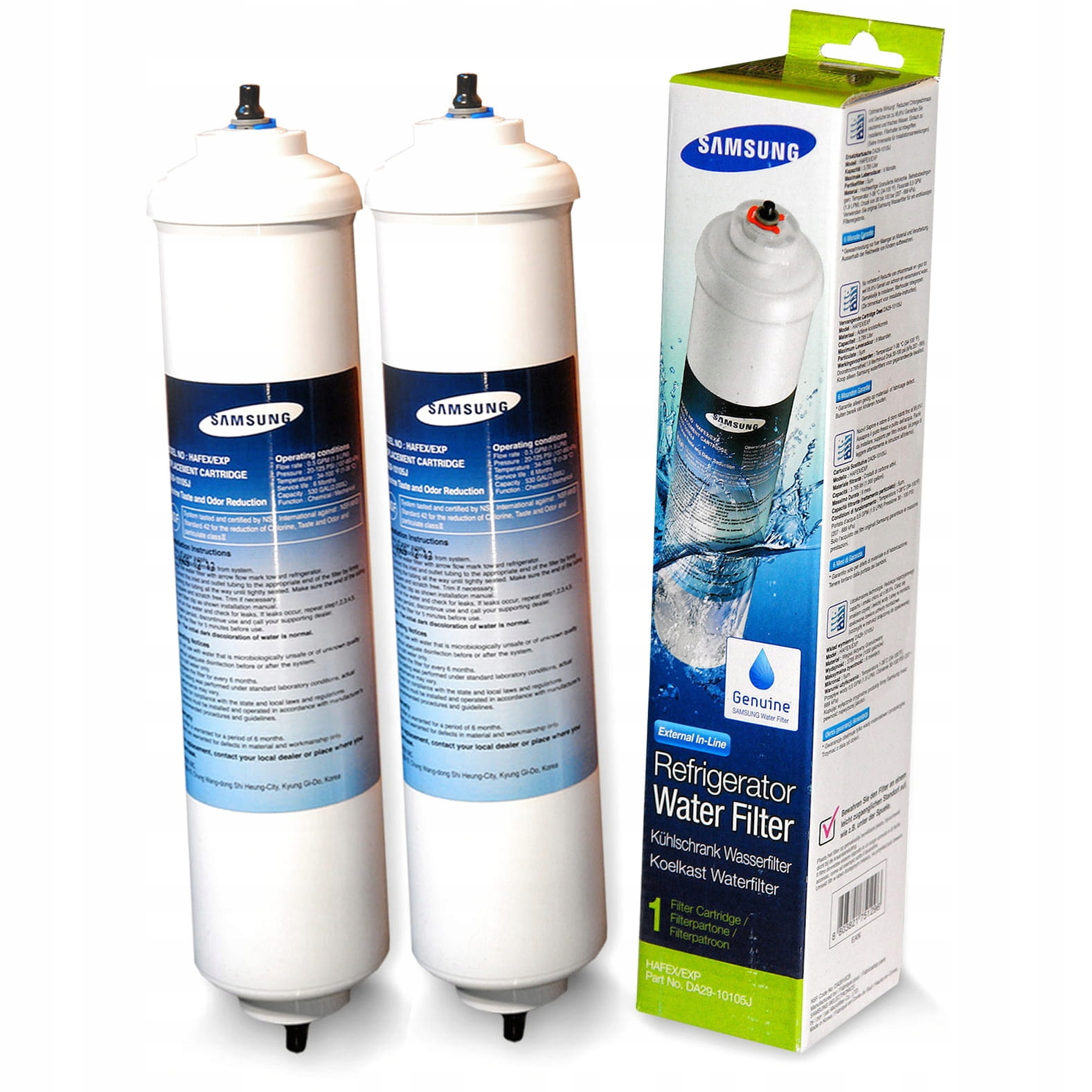 

2x Filtr wody do lodówki Samsung DA29-10105J oryg.