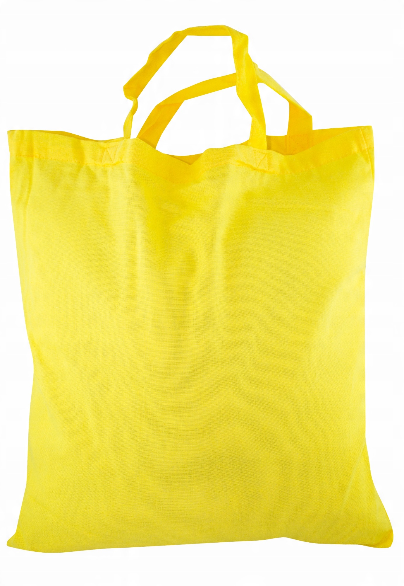 

Torba bawełniana zakupowa 38x42 żółta 145g