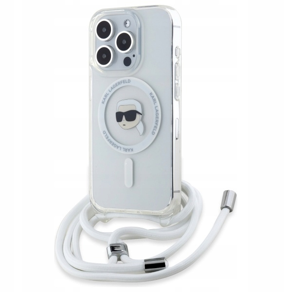 Karl Lagerfeld KLHMP16XHCKHNT iPhone 16 Pro Max 6,9" pevný průhledný kryt