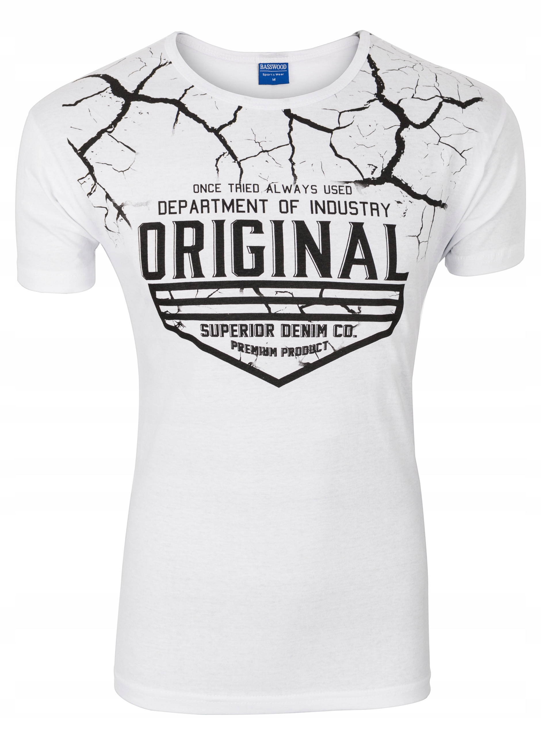 

Koszulka Podkoszulek T-shirt Męski 309 M biały