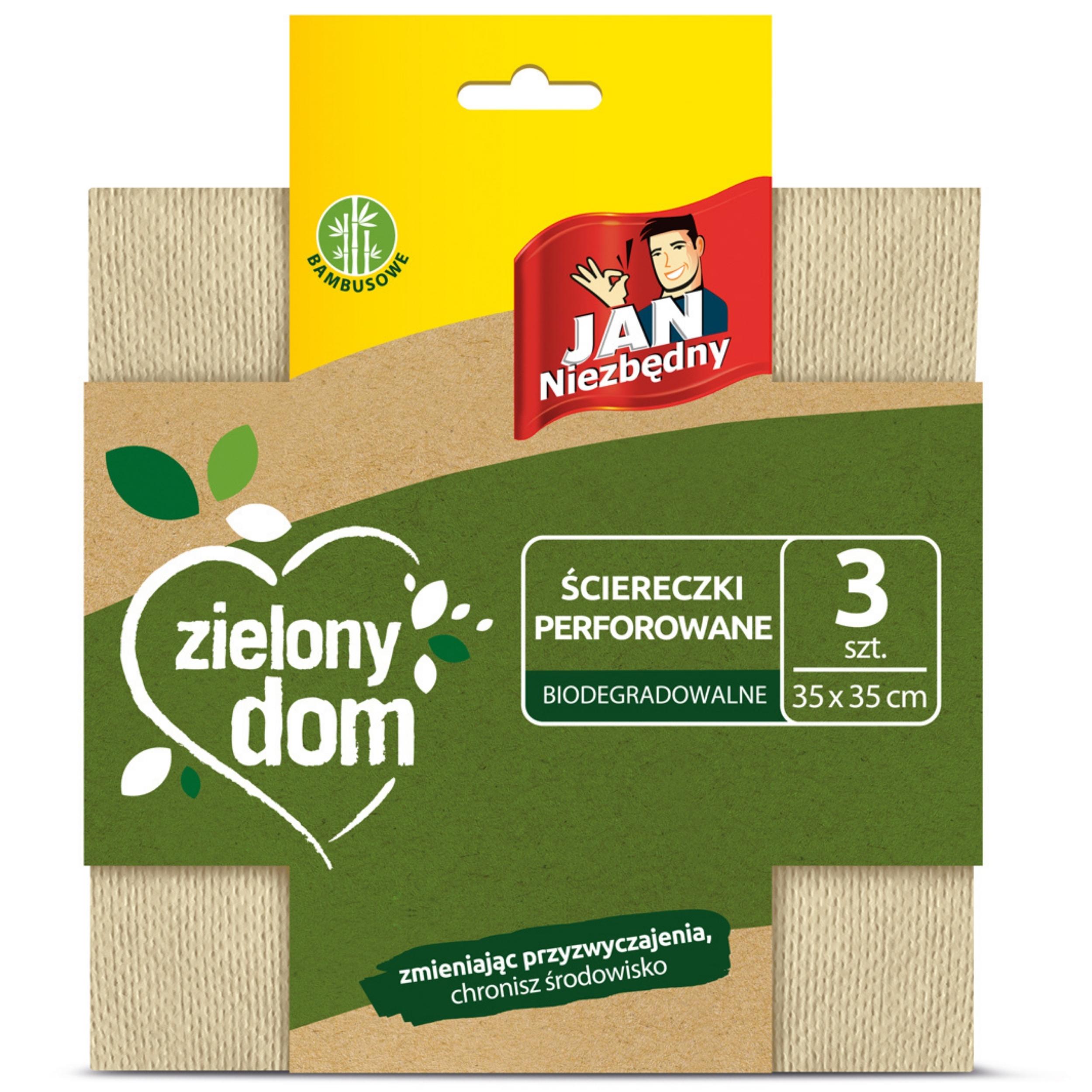 

Jan Niezbędny Ściereczki Perforowane Bambus 3SZT