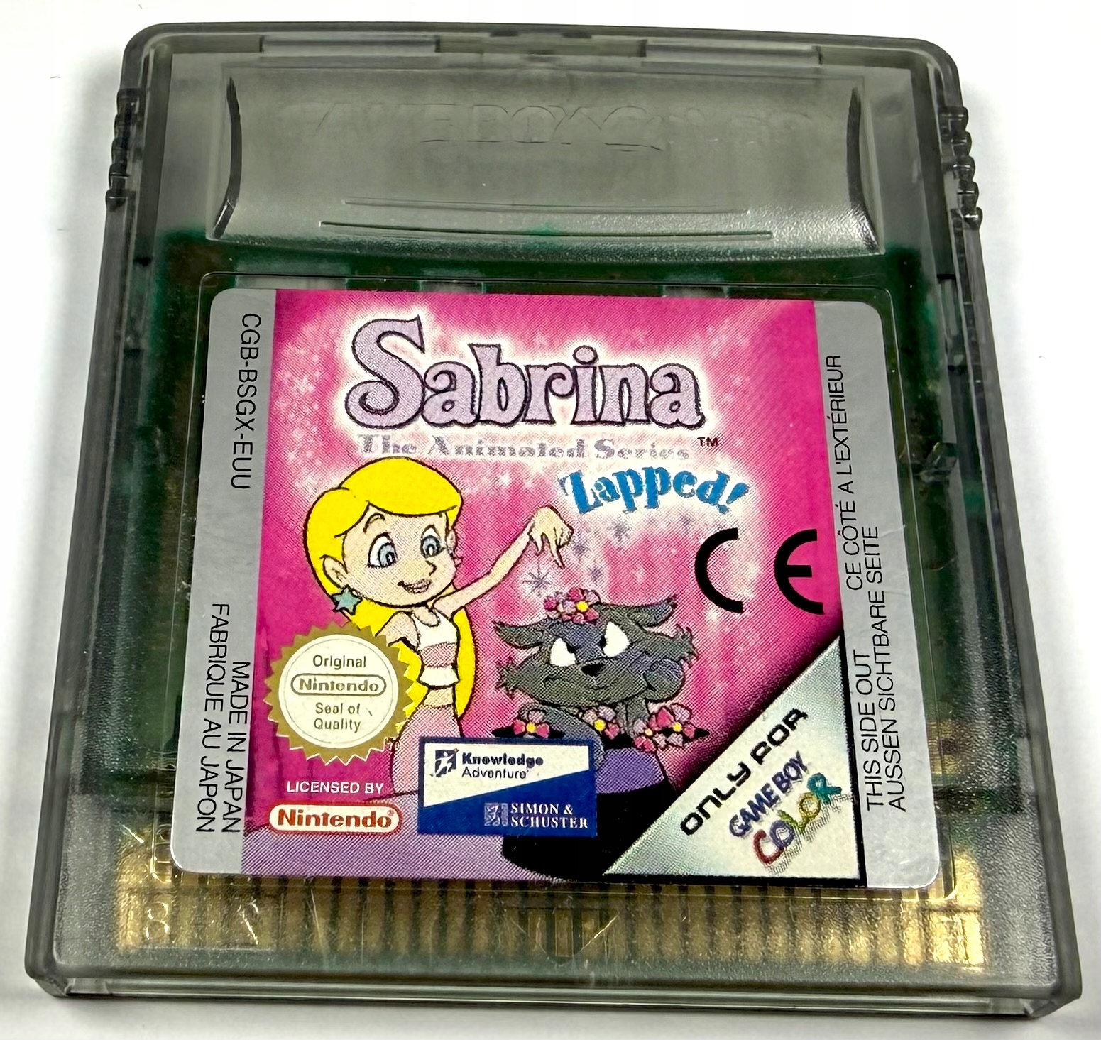 Sabrina The Animated Series Zapped Nintendo Game Boy Color pudełkowa