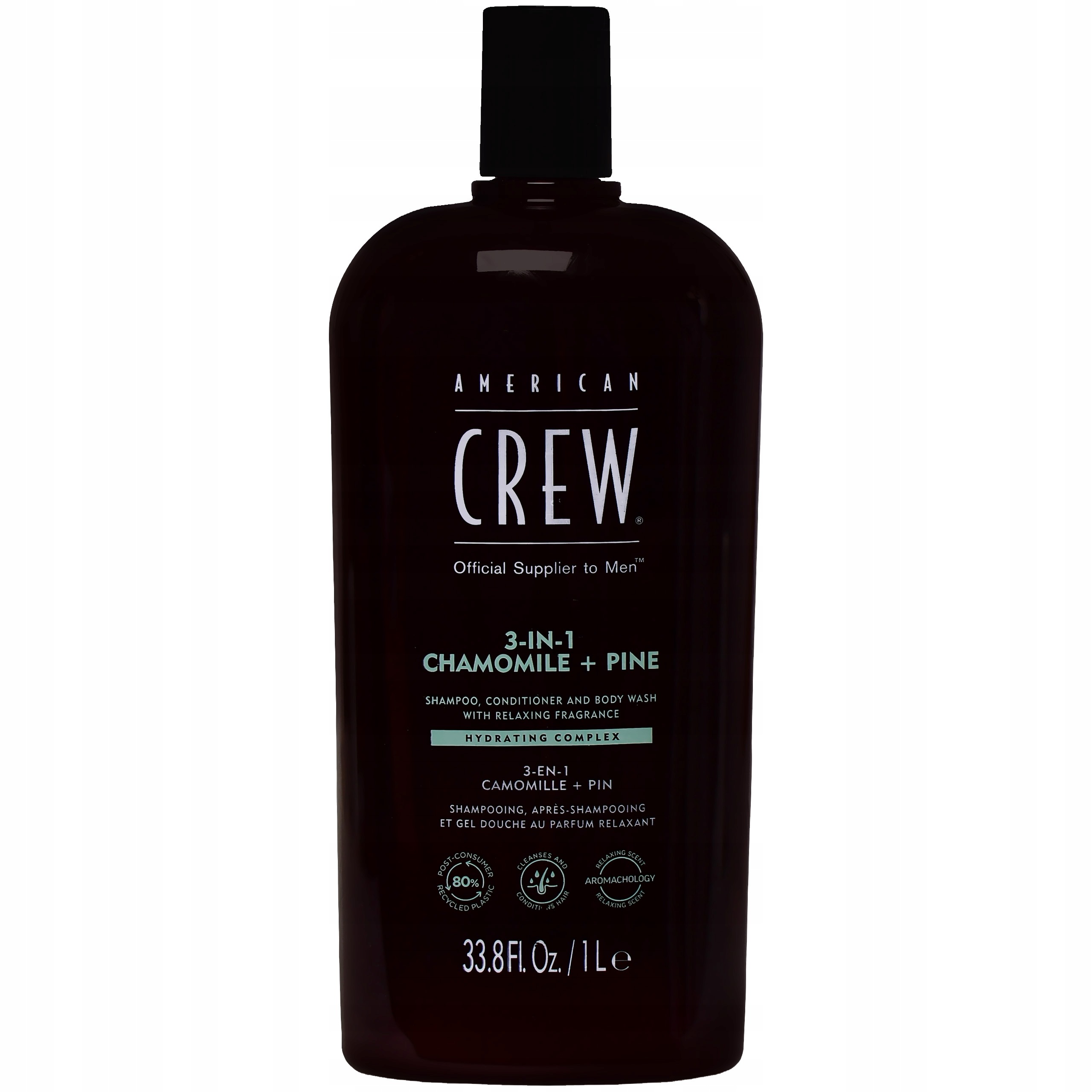 American Crew Gel 3v1 Chamom Pine kosmetický přípravek ve velkém formátu 1000 ml