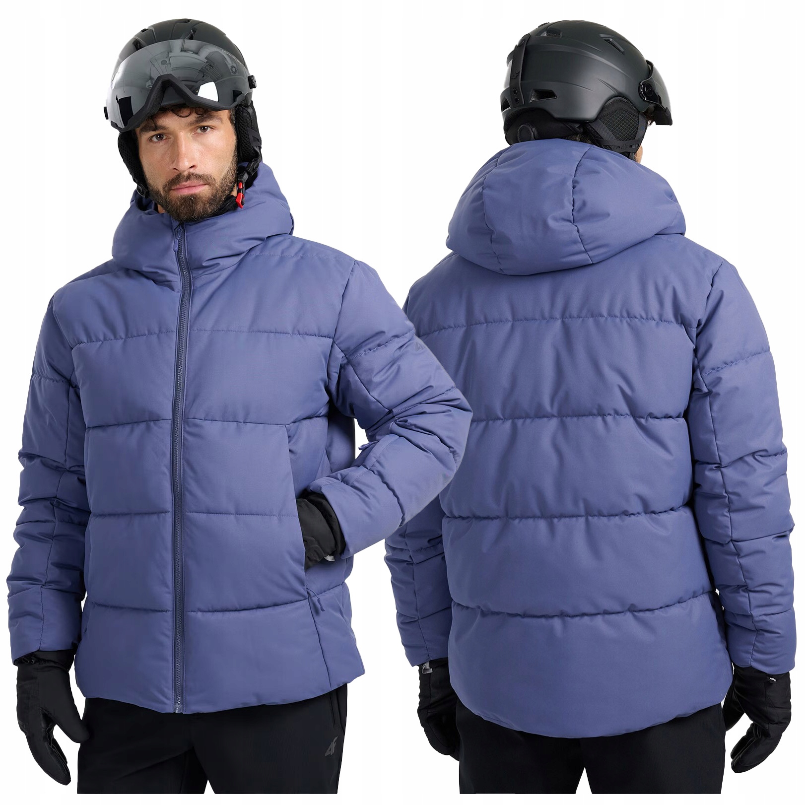 Kurtka narciarska męska 4F NeoDry 5000 Zimowa wodoodporna JAM0788 ciepła S