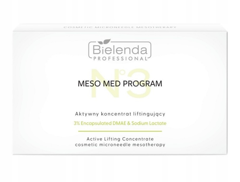 Aktywny Koncentrat Liftingujący 3% Enkapsułkowany Dmae 10x3ml Bielenda