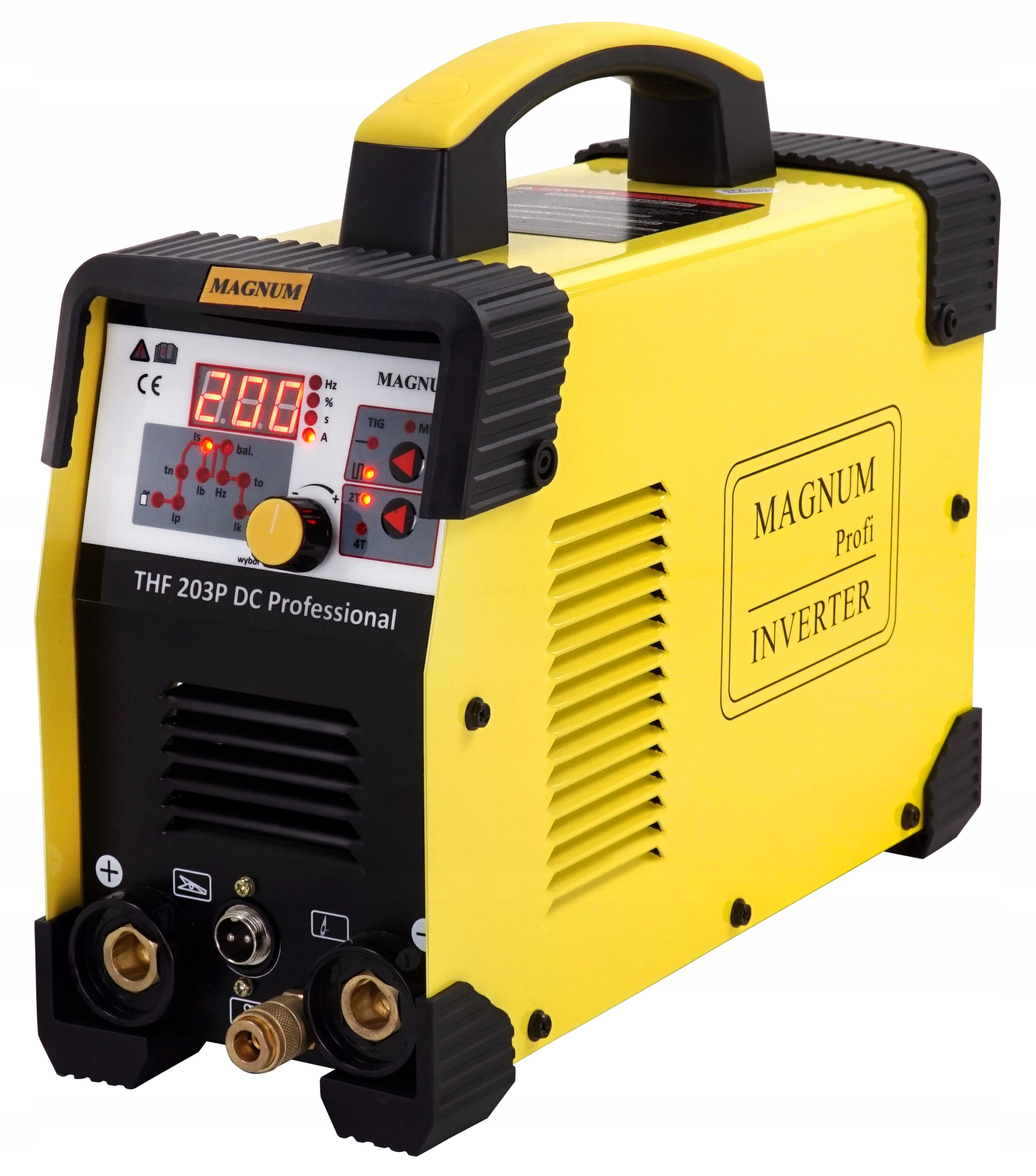 Spawarka Inwerterowa Tig(dc),mma Magnum THF203P Puls 200A/60% Miękki Panel