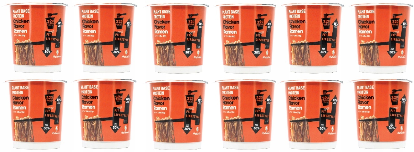 12 x 62 g Hethstia Instantní jídlo s vysokým obsahem bílkovin, kuřecí karton