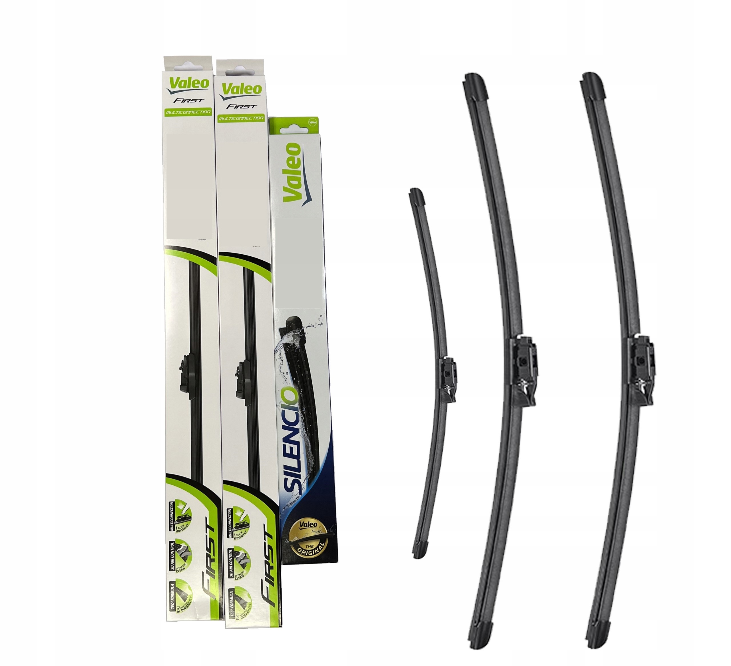 Wycieraczki przód tył Valeo Ford Fiesta VII 7 MK7