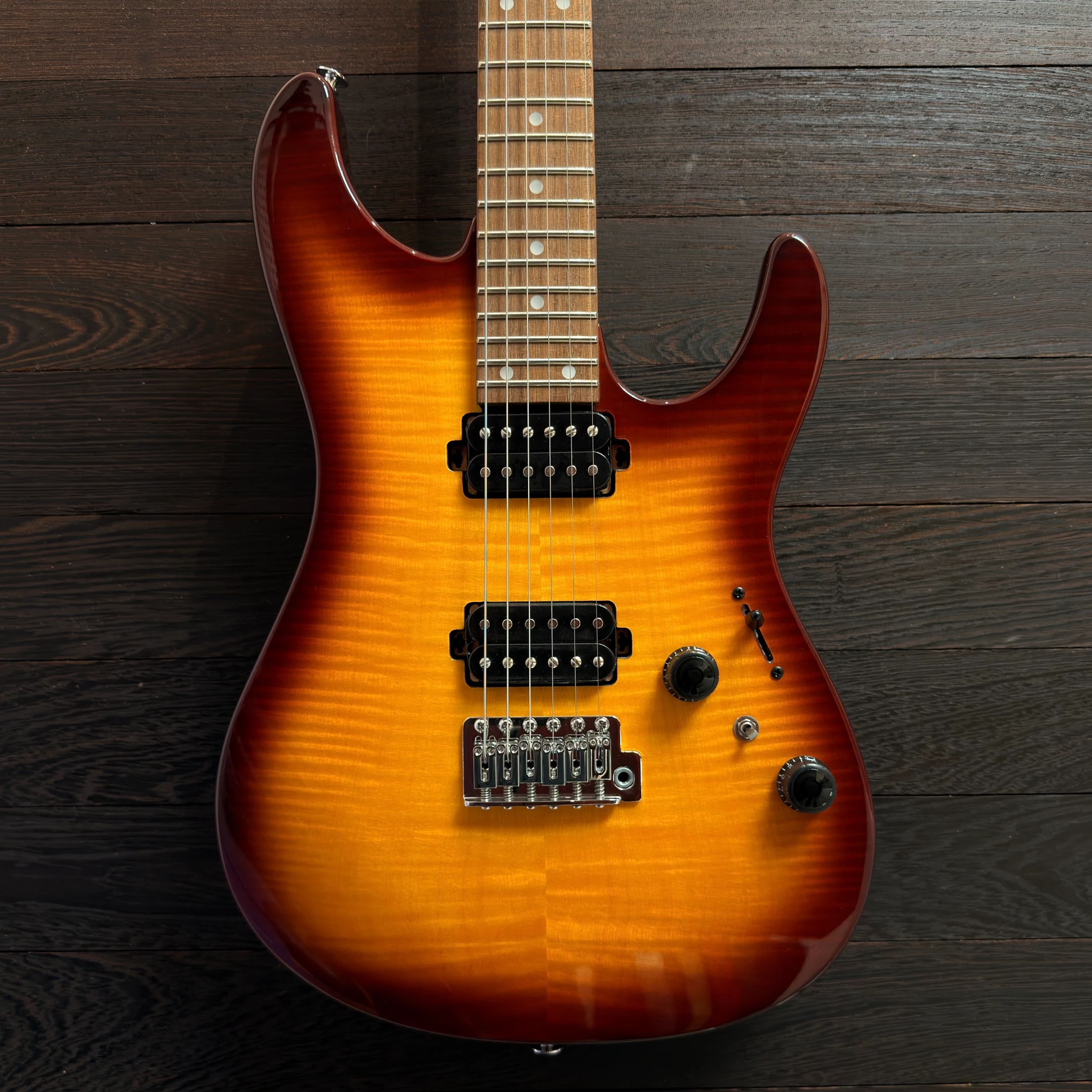 Ibanez AZ24S1F-VLS houslová Sunburst elektrická kytara