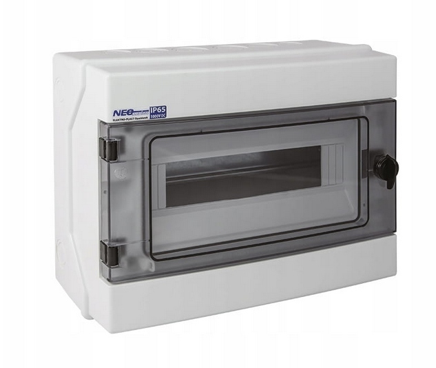 Hermetická rozvodnice RH-12, svorkovnice, lišta TH35, IK07, 1000V DC, IP65