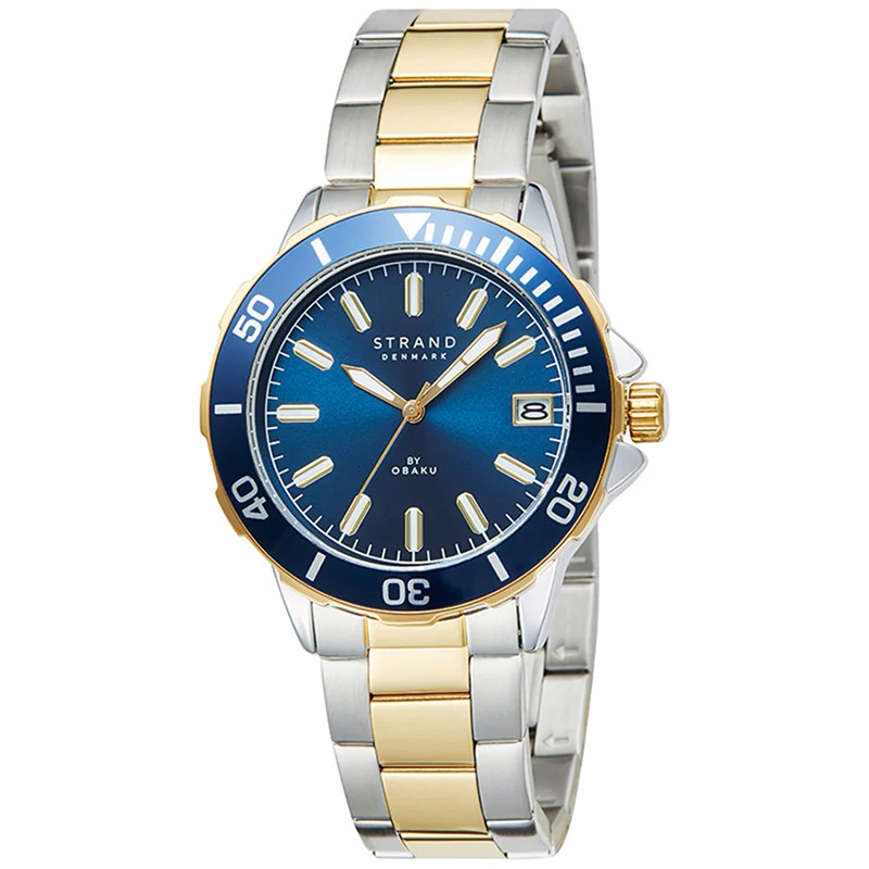 Pánské Hodinky Strand S744GDFLSF stříbrný náramek