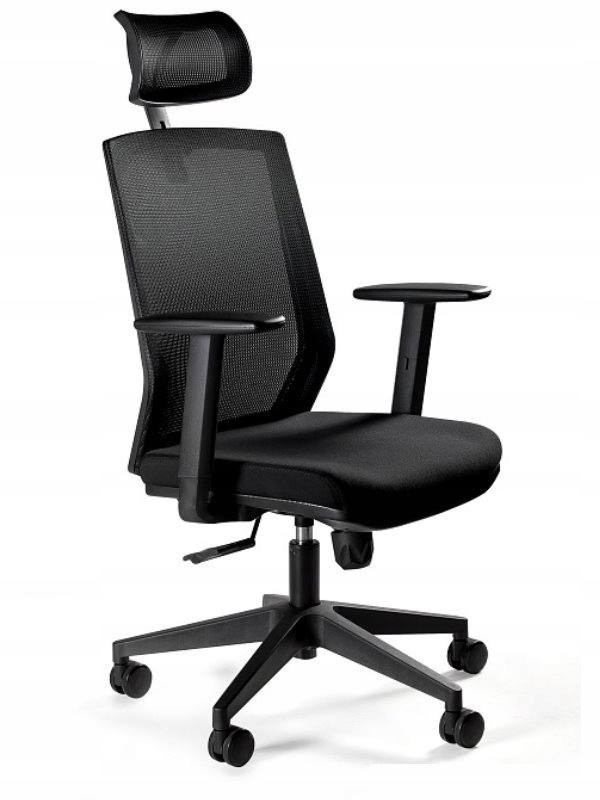 Fotel biurowy ergonomiczne krzesło Esta czarne