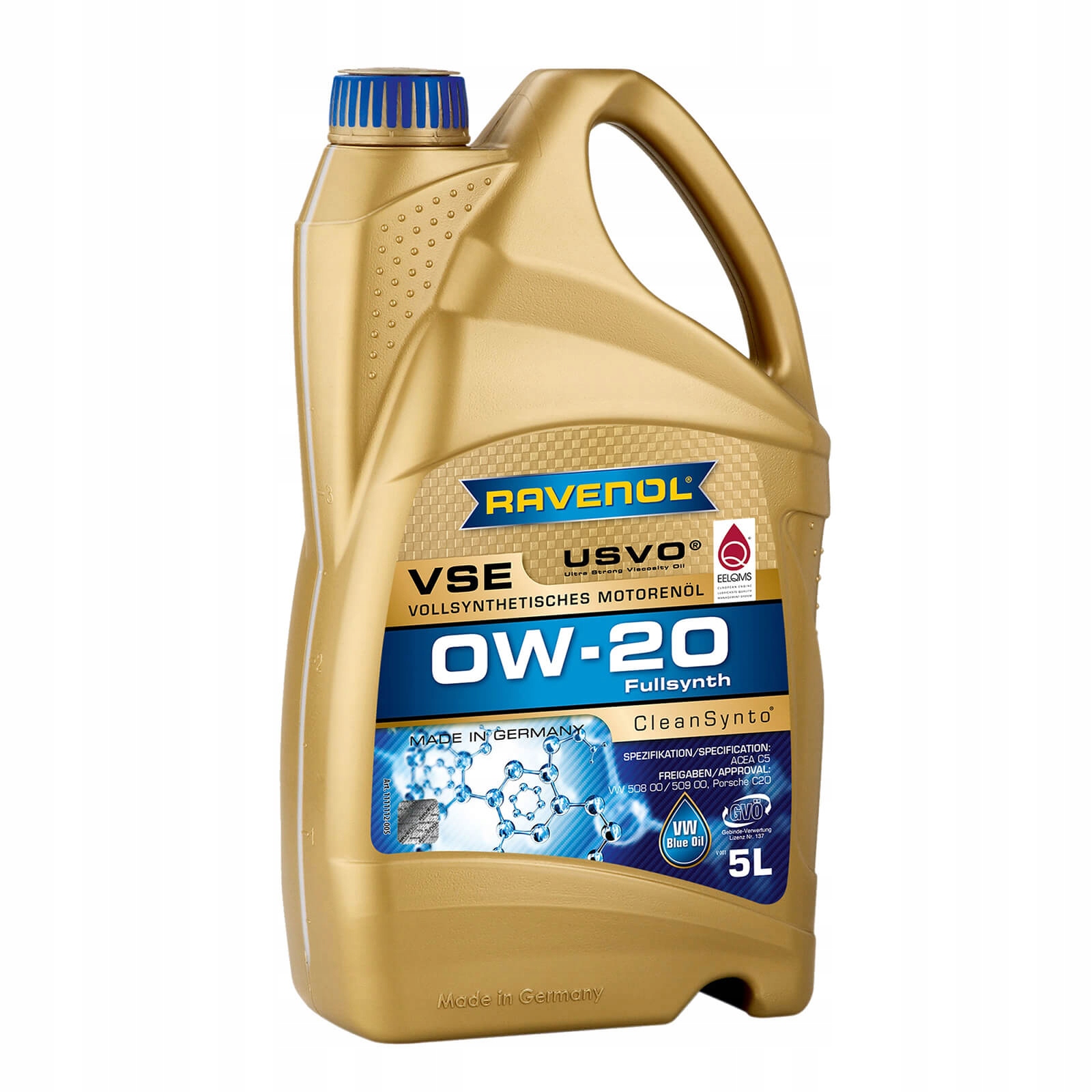 

Ravenol Vse 0W-20 Olej Vw 508 00/509 00 0W20 5L